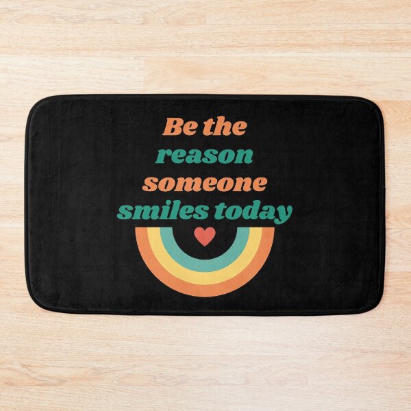 Item preview, Be The Reason Someone Smiles Today Retro Rainbow Colour designed and sold by Unworldly.
