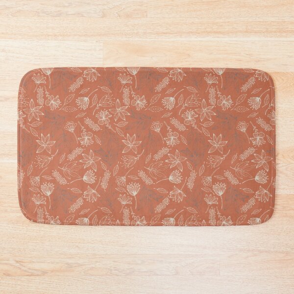 Item preview, Floral motif in line work - oxide pattern designed and sold by mossandhoney.