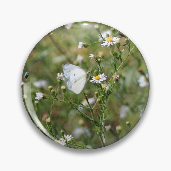 Item preview, Cabbage Butterfly on Mini Daisy designed and sold by Susie Kramer.