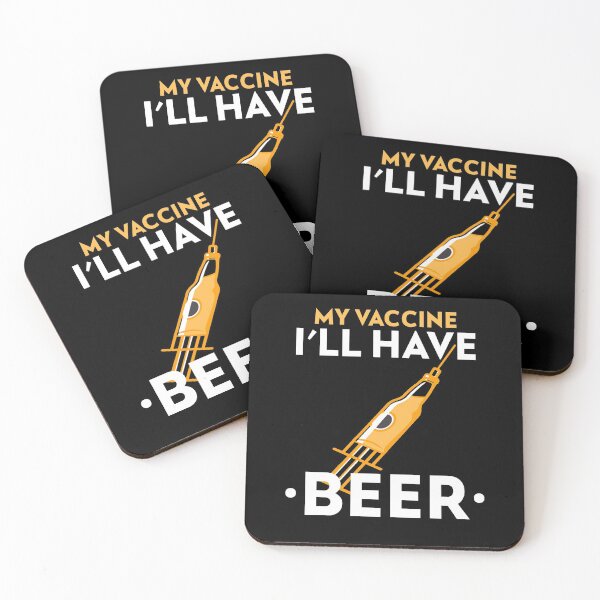 Item preview, My Vaccine I'll Have Beer designed and sold by MoonsmileProd.