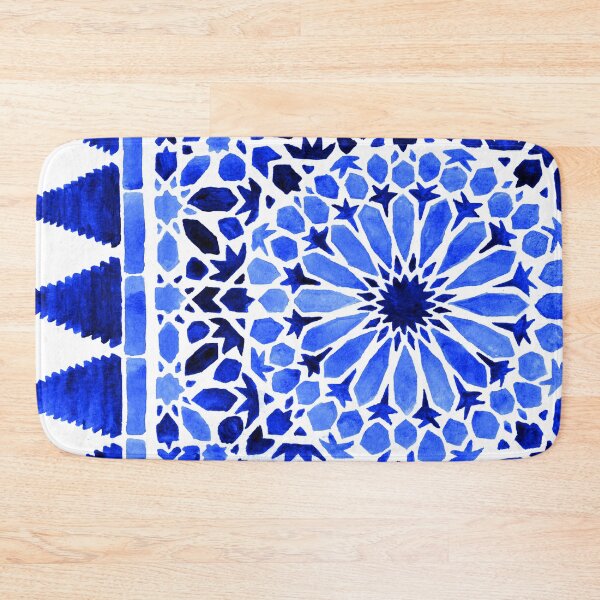 Item preview, Blue moroccan tiles designed and sold by Carolin Bentbib.