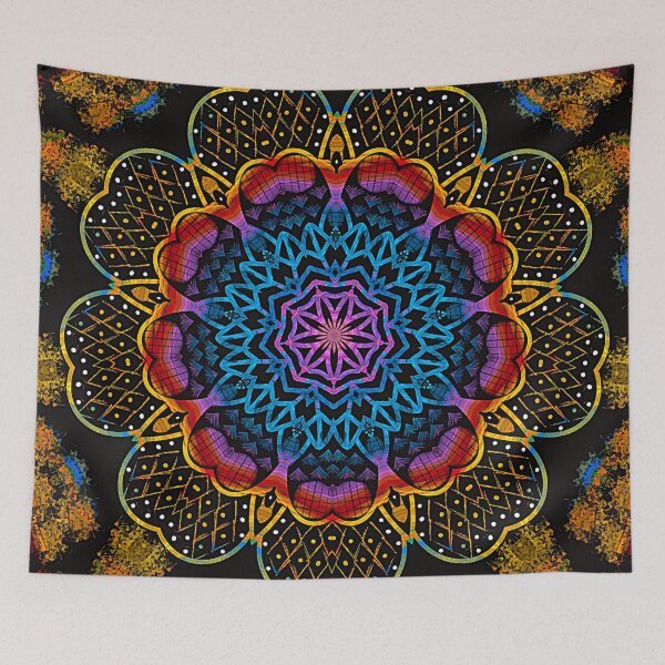 Item preview, Tye dyed floral happiness  designed and sold by puravidavisions.