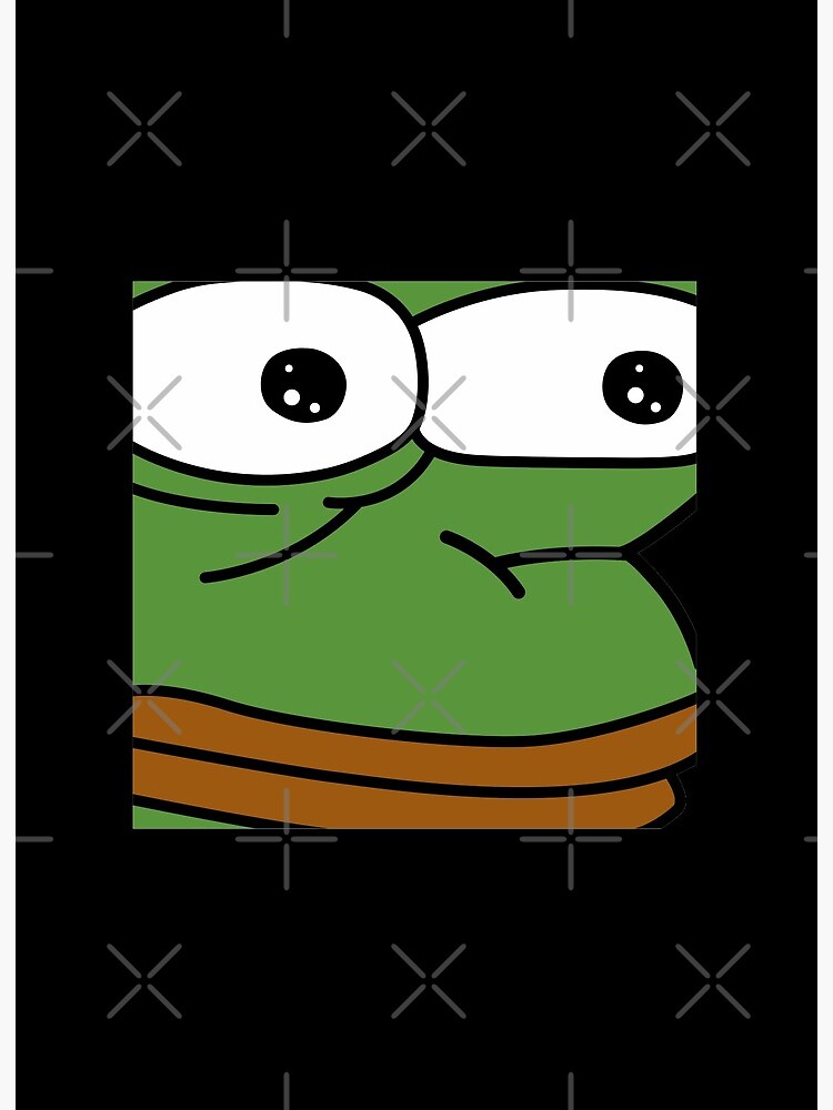 Pepega in HD Twitch Emote | Art Board Print