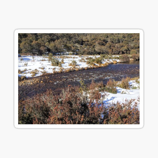 Item preview, Wintery Thredbo River designed and sold by eidann.