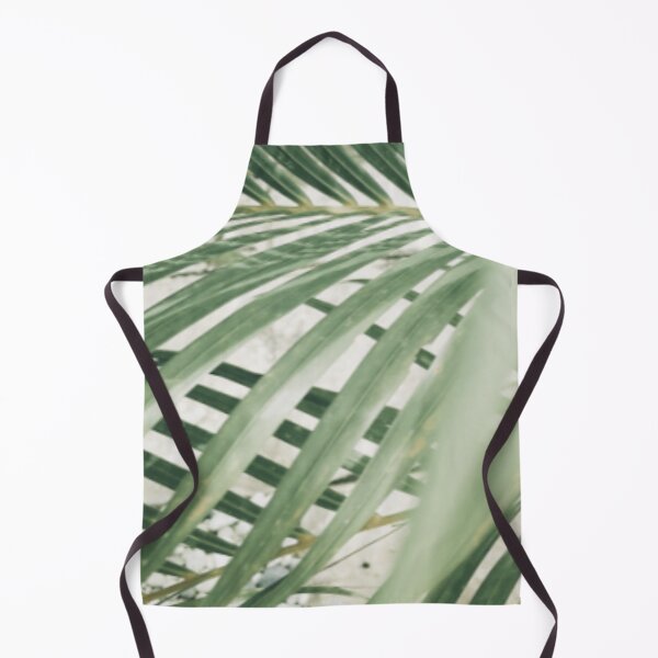 Item preview, Green Palm Leaves Retro Island Photography designed and sold by HintofNature.
