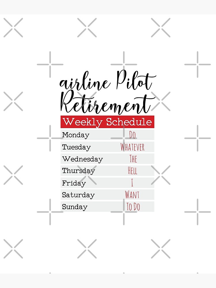 airline-pilot-retirement-weekly-schedule-funny-gift-for-airline-pilot