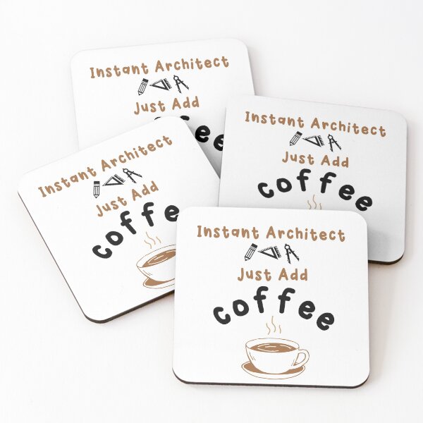 Item preview, Instant Architect, Just Add Coffee Funny Architecture  designed and sold by Stella Clue.