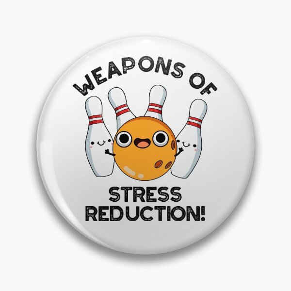 Item preview, Weapons Of Stress Reduction Funny Bowling Puns  designed and sold by punnybone.
