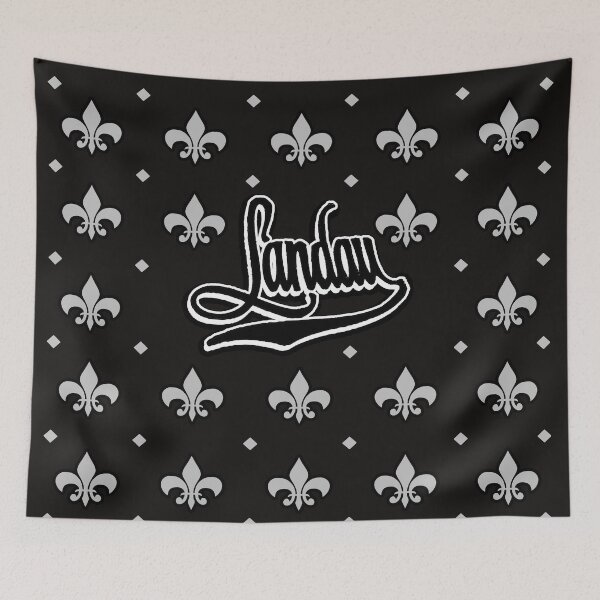 Item preview, Caprice Landau Pattern Decor Black & White designed and sold by montezwalls.