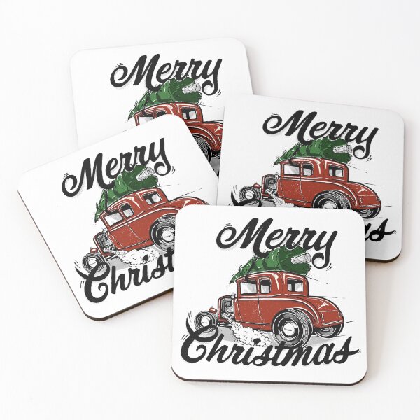 Item preview, Merry Christmas Hot Rod designed and sold by walts-speedshop.