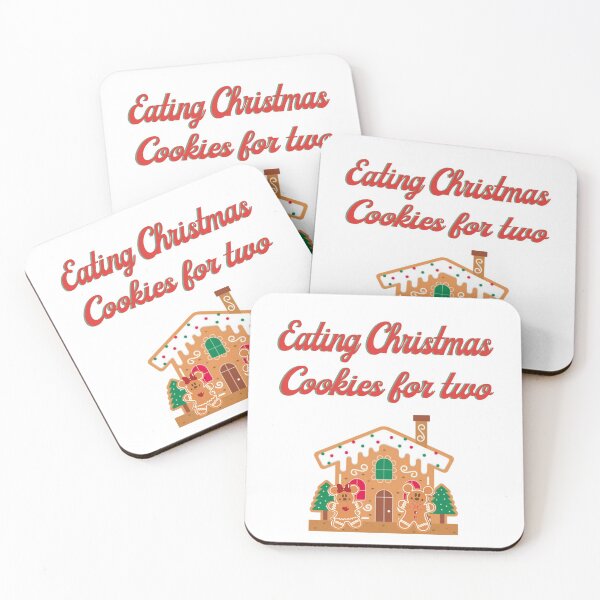 Item preview, Jolly eating christmas cookies for two quote designed and sold by crizzysketch.