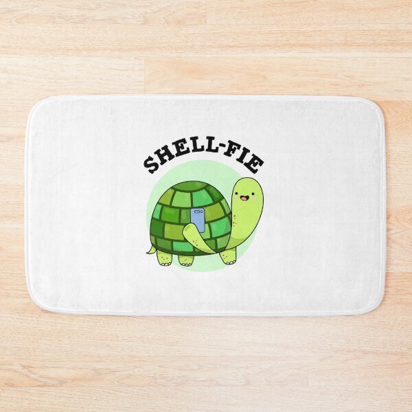 Item preview, Shell-fie Funny Tortoise Puns  designed and sold by punnybone.
