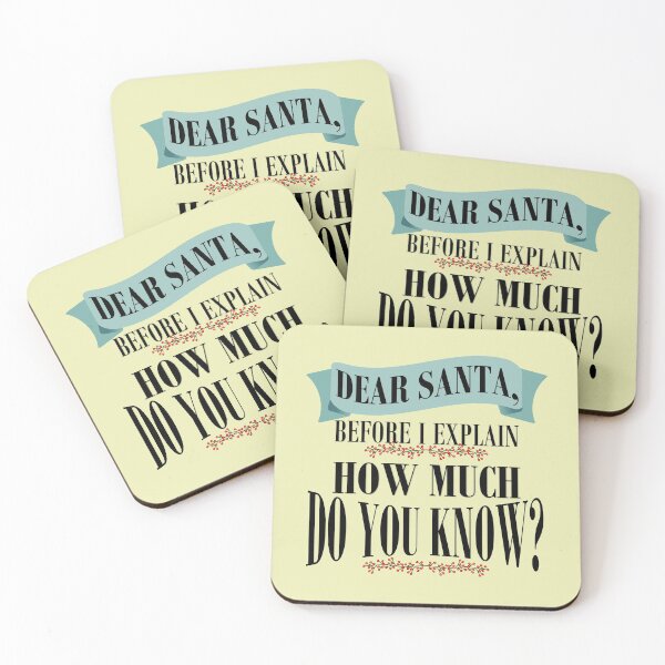 Item preview, DEAR SANTA, BEFORE I EXPLAIN, HOW MUCH DO YOU KNOW? designed and sold by Cr1sV.