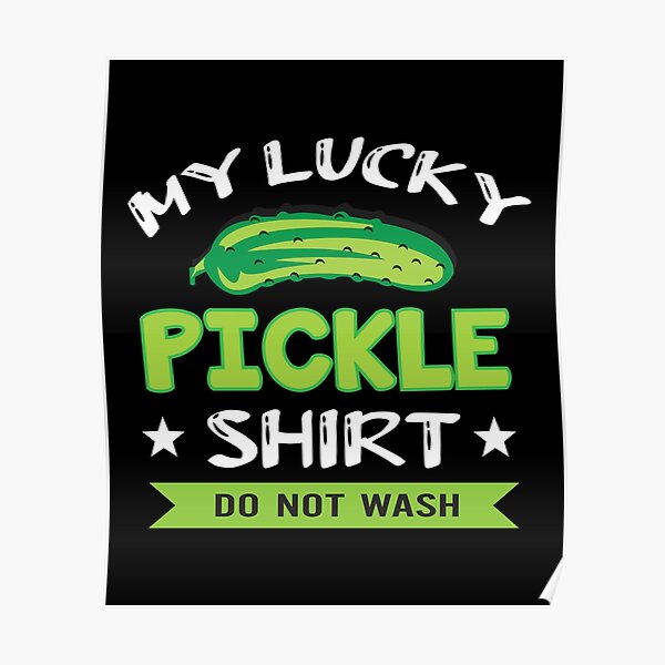 Pickles Vegan Pickle Lovers Gift Poster