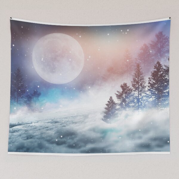 Item preview, Winter Dark Forest Snowy Landscape designed and sold by JTS STORE.