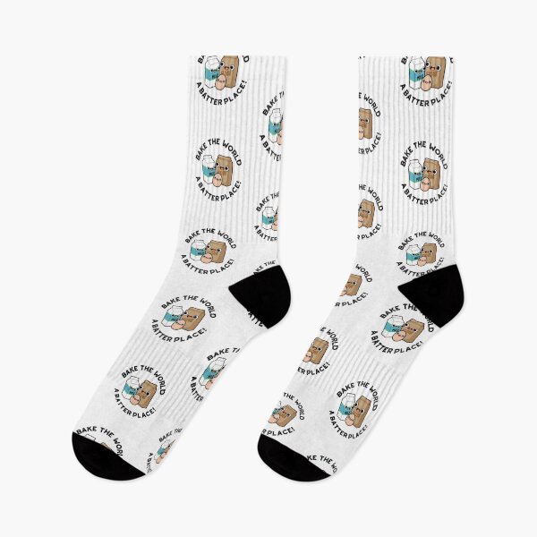 Item preview, Bake The World A Batter Place Funny Baking Puns  designed and sold by punnybone.