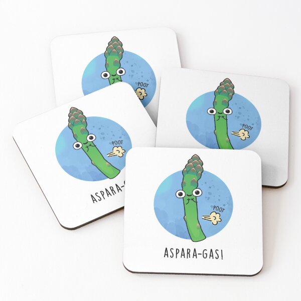 Item preview, Aspara-gas Funny Asparagus Veggie Puns  designed and sold by punnybone.
