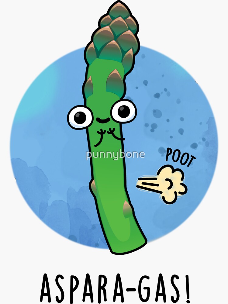 "Asparagas Cute Asparagus Veggie Pun " Sticker for Sale by punnybone