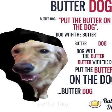 Butter Dog Meme Cute Golden Retriever Dank Meme Poster by Oktayd Saman -  Pixels