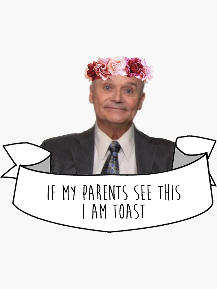 "Creed from The Office Quote " Sticker by alyssamio | Redbubble