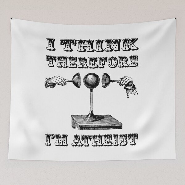Item preview, I Think Therefore I'm Atheist Funny Atheism Humour designed and sold by cattiktoks1718.