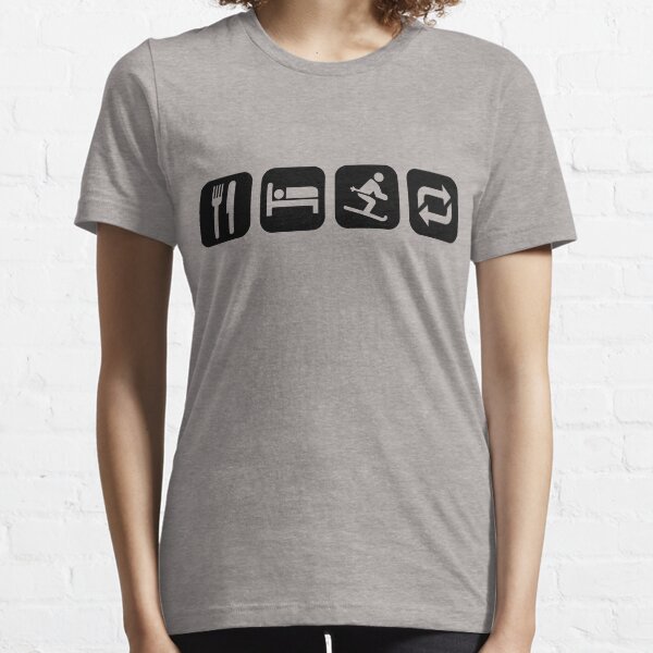 Item preview, Eat Sleep Ski Repeat designed and sold by The Happy Skier.