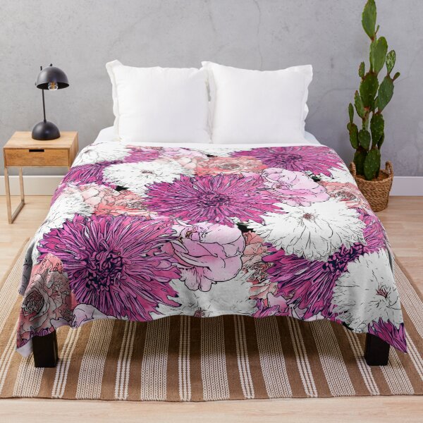 Item preview, Pink White Floral Illustration designed and sold by InovArtS.