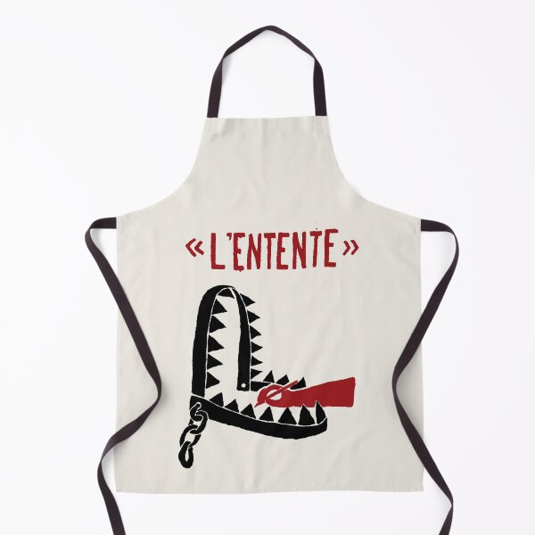 Item preview, Paris Revolt, May 68: 'L'ENTENTE' (The Agreement): The Original in Deepest Red and Black on Bone White designed and sold by Day Chapman.