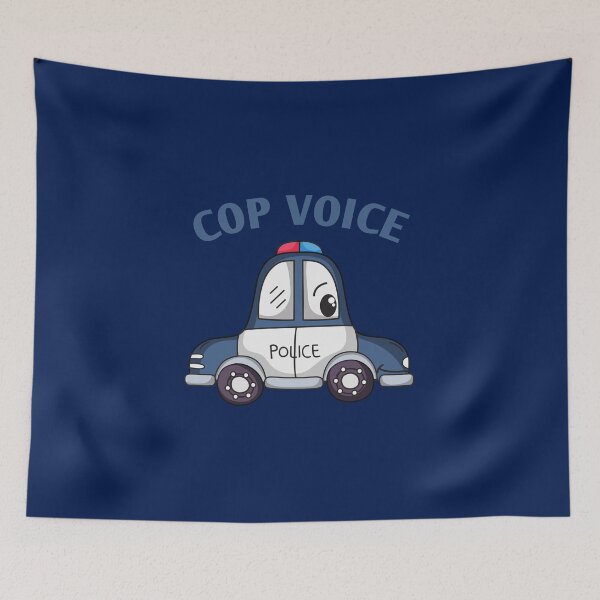 Item preview, cop voice Kawaii police car designed and sold by KawaiiPark.