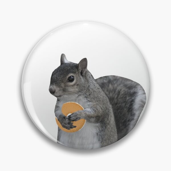 Item preview, Squirrel eating bagel designed and sold by fernyias.