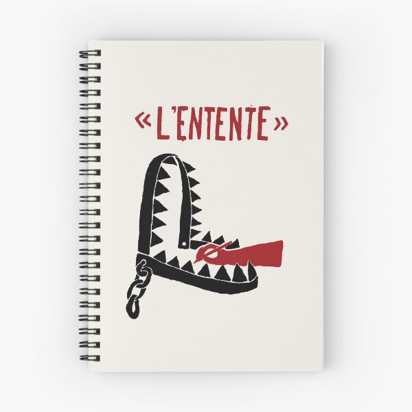 Item preview, Paris Revolt, May 68: 'L'ENTENTE' (The Agreement): The Original in Deepest Red and Black on Bone White designed and sold by Day Chapman.