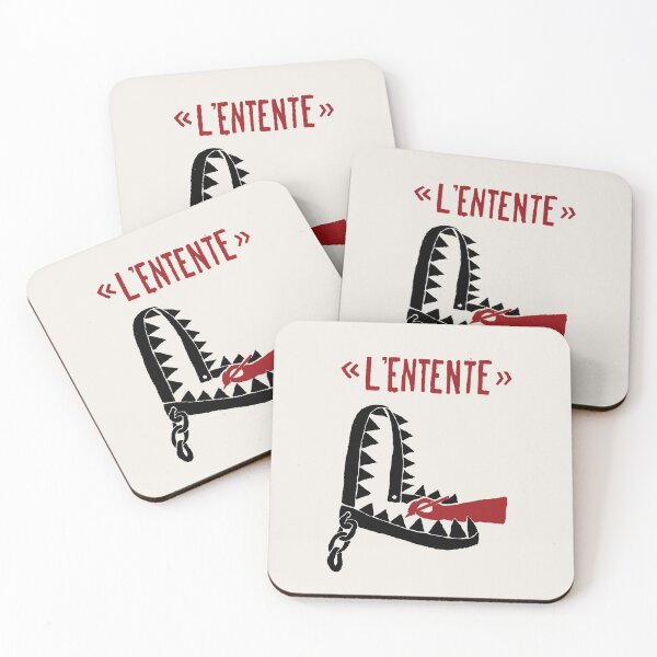 Item preview, Paris Revolt, May 68: 'L'ENTENTE' (The Agreement): The Original in Deepest Red and Black on Bone White designed and sold by Day Chapman.