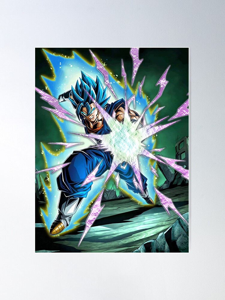 Vegito Blue and Gogeta Blue Wallpaper Poster Canvas