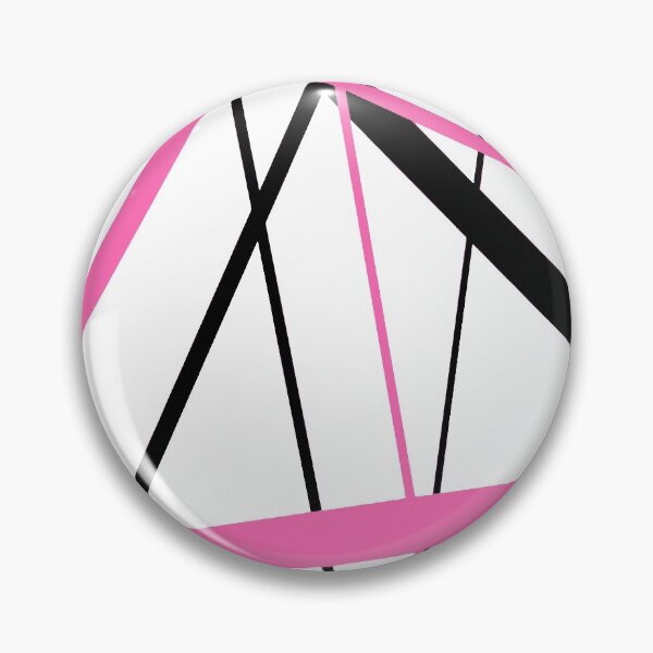 Item preview, Seamless Abstract Pink and Black Stripes on White Pattern designed and sold by taiche.