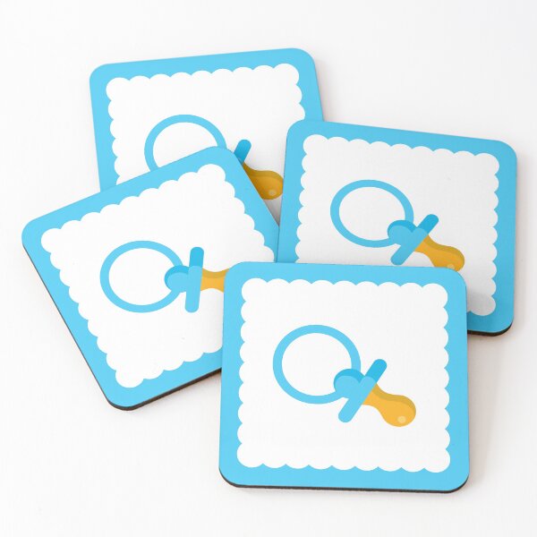 Item preview, Baby Boy Blue Cyan Pacifier designed and sold by Inogitna Designs.