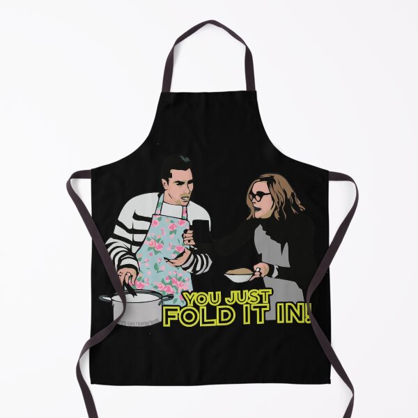 you just fold it in Apron