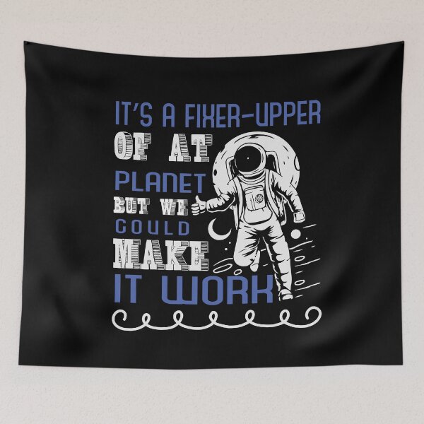 Item preview, Fixer Upper of Planet | Astronaut | Among Us Space designed and sold by teamph.