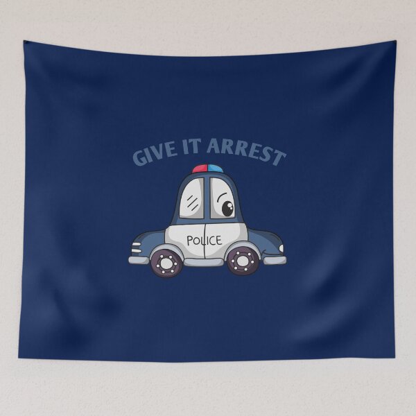 Item preview, Give it arrest Police Kawaii police car designed and sold by KawaiiPark.
