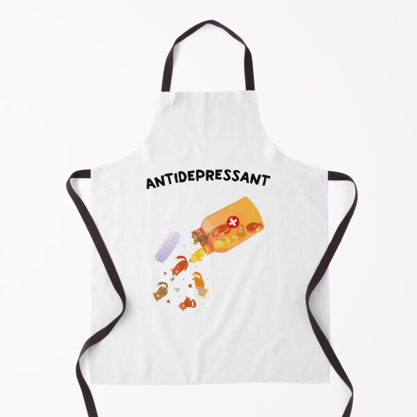 Item preview, Antidepressant cat - kittens falling from a bottle. designed and sold by nananinanana.