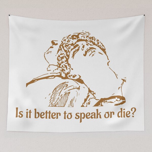 Item preview, Is it better to speak or die?  designed and sold by ade-datt.