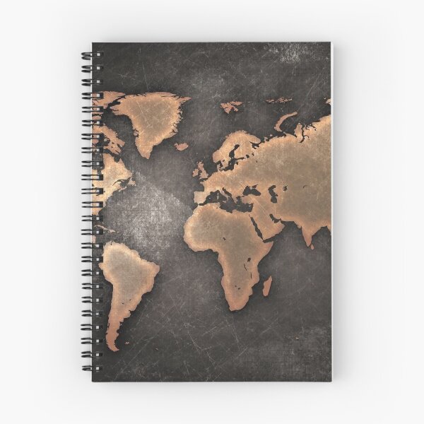Item preview, world map brown designed and sold by 42youbest.
