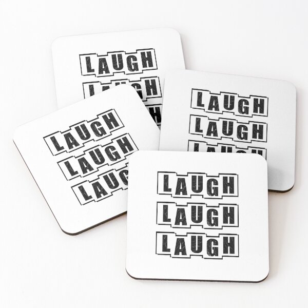 Item preview, Laugh Laugh Laugh - White designed and sold by BusyMonkeys.
