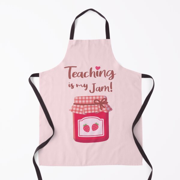 Item preview, Teaching is My Jam Strawberries Jam Pun designed and sold by rustydoodle.