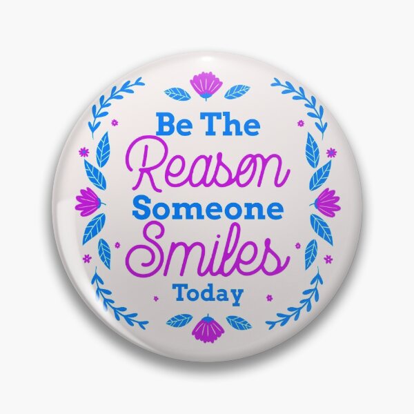 Item preview, Be The Reason Someone Smiles Today Blue Wreath designed and sold by Unworldly.