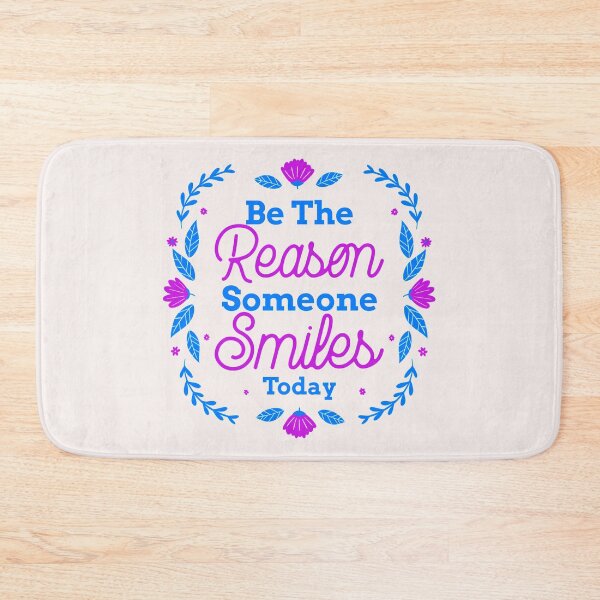 Item preview, Be The Reason Someone Smiles Today Blue Wreath designed and sold by Unworldly.