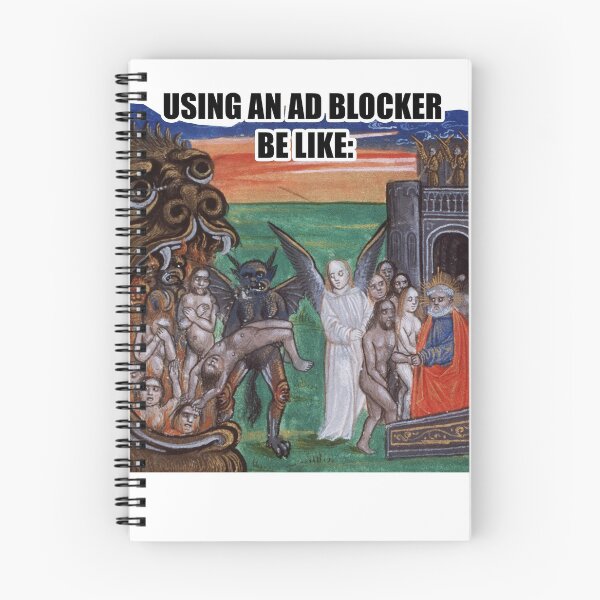 Aperçu de l'œuvre Utiliser un bloc d'annonces ressemble à créée et vendue par MedievalMemes.