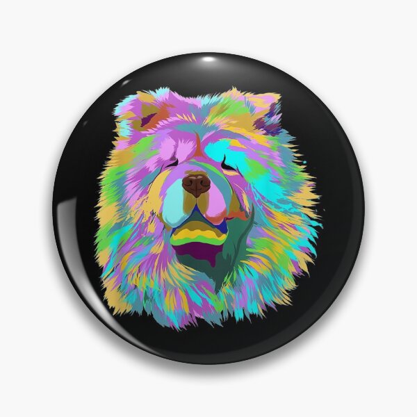 Item preview, Colourful Dog Chow Chow designed and sold by euriahbennett.