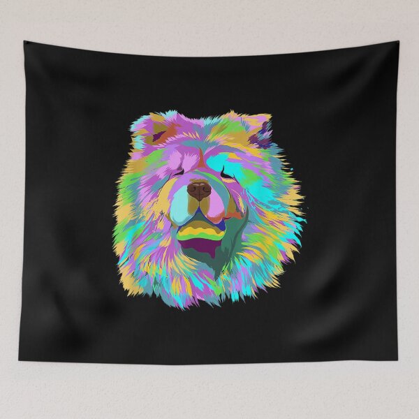 Item preview, Colourful Dog Chow Chow designed and sold by euriahbennett.