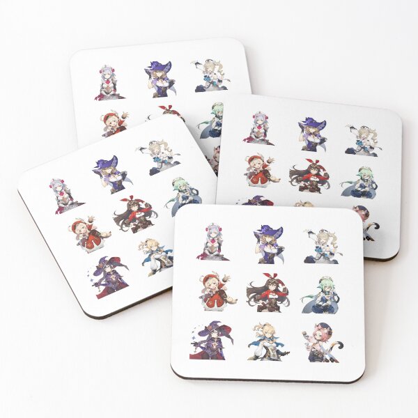 Item preview, Genshin Impact Characters Sticker Set designed and sold by stickertopic.
