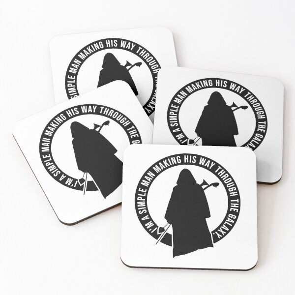 Item preview, A Simple Man Fett Quote designed and sold by The Fonsecastein Shop.